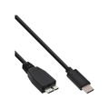 InLine® USB 3.2 Gen.1x2 Kabel, USB-C Stecker an Micro-B Stecker, schwarz, 1,5m