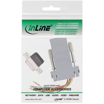 InLine® Adapter, 9pol Sub D Buchse an RJ45 Buchse (Produktbild 3)