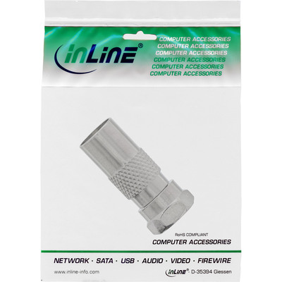 InLine® Adapter F-Stecker (SAT) auf IEC-Stecker (Antenne) (Produktbild 3)