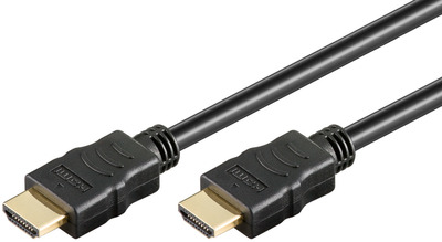 HDMI Kabel High Speed mit Ethernet -- schwarz, 10 m