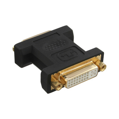 InLine® DVI-I Adapter, Digital + Analog 24+5 Buchse / Buchse, vergoldet (Produktbild 1)