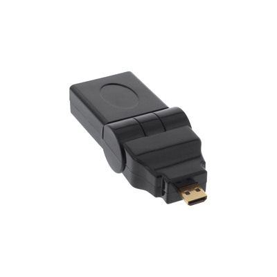 InLine® HDMI Adapter, HDMI A Buchse auf Micro HDMI D Stecker, flexibel, 4K2K (Produktbild 1)