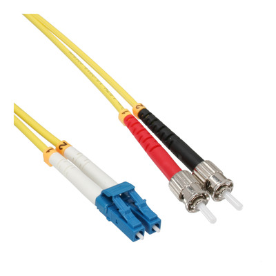 InLine® LWL Duplex Kabel, LC/ST, 9/125µm, OS2, 10m (Produktbild 1)