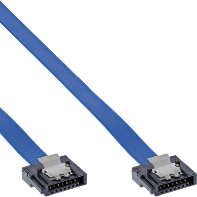 InLine® SATA 6Gb/s Anschlusskabel klein, mit Sicherheitslasche, 0,3m (Produktbild 1)