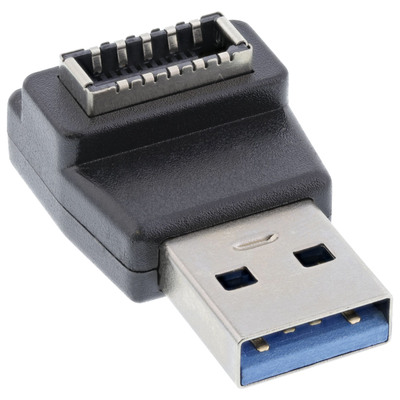 InLine® USB 3.2 Adapter, USB-A Stecker zu intern USB-E Frontpanel Buchse (Produktbild 1)